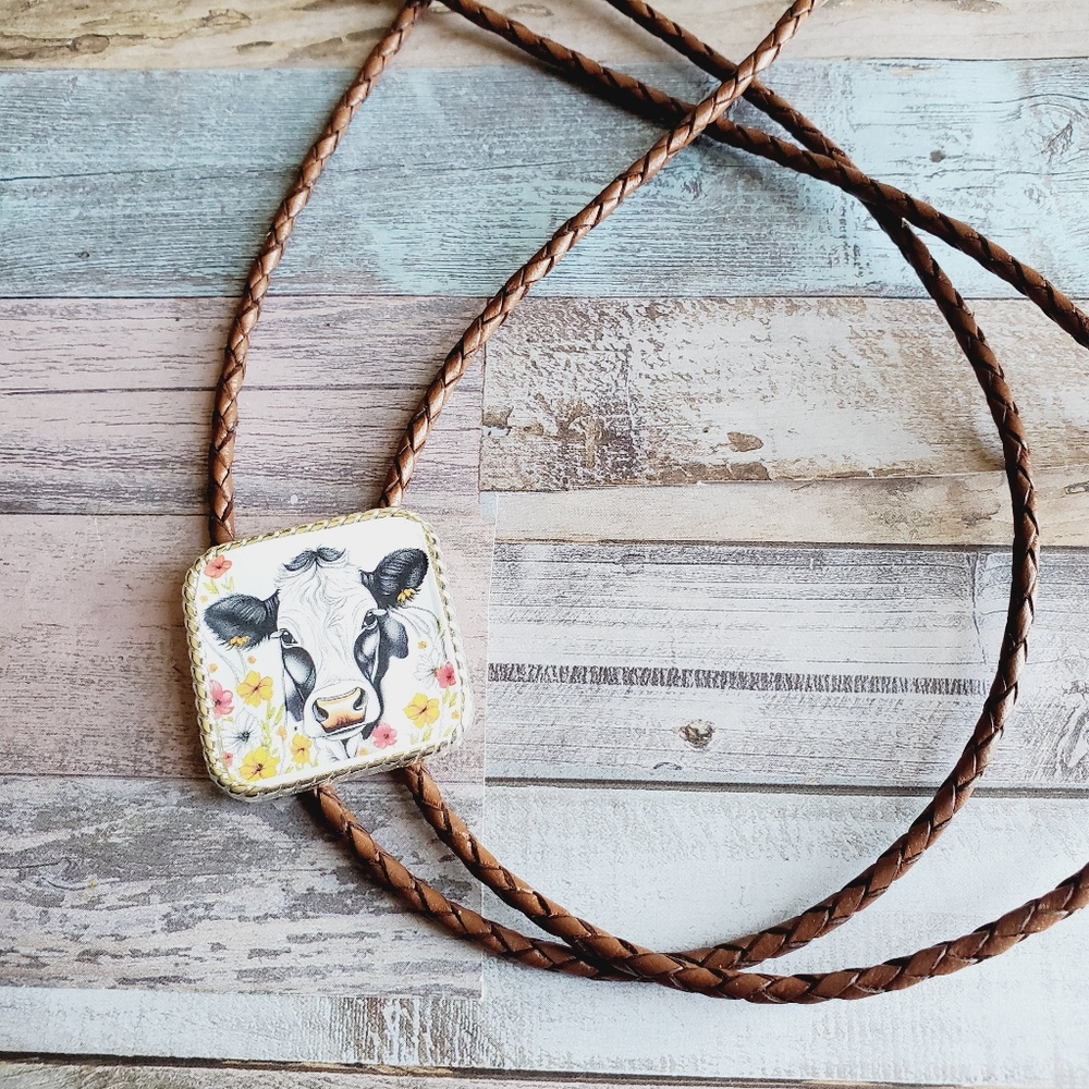 Handmade Western Bolo Tie Western necklace Cowgirl Western Boho Rodeo co…